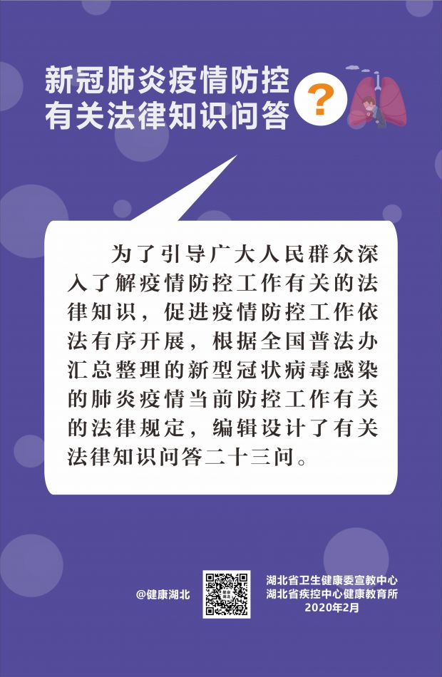 疫情防控有关法律知识问答-00