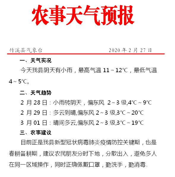 天气预报