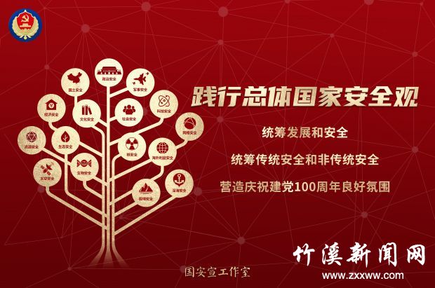 2021年第六个全民国家安全教育日主题海报-2（横版）