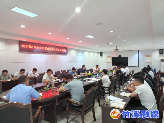 6月份优化营商环境会议
