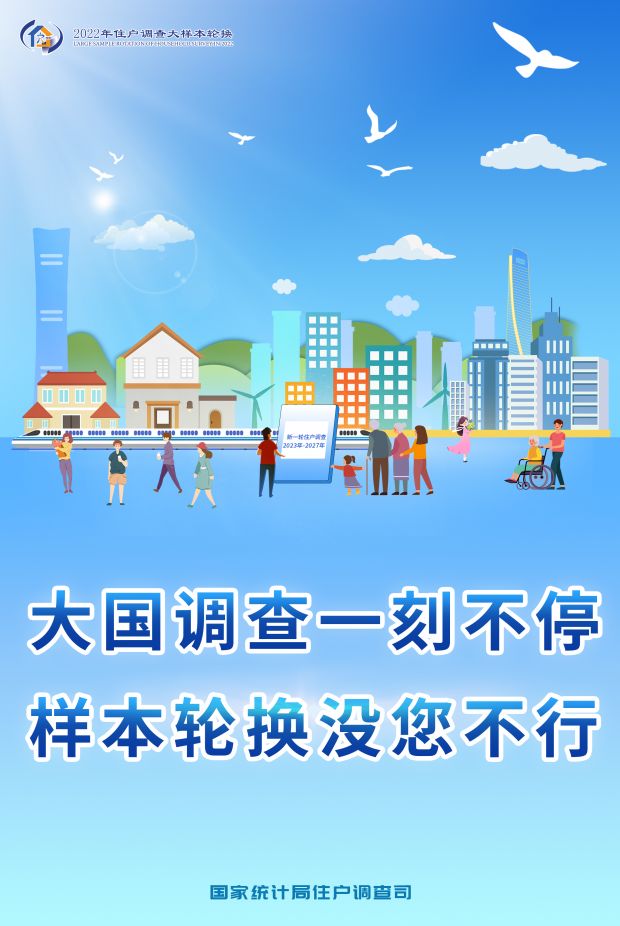 海报4   大国调查一刻不停，样本轮换没您不行