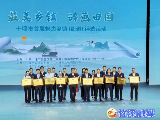 获得十堰市魅力乡镇荣誉称号（颁奖现场）_proc